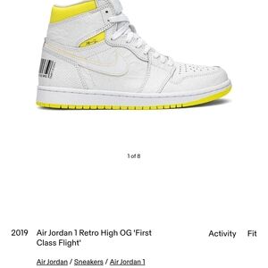 Air Jordan 1 Retro High OG 'First Class Flight' Sneakers